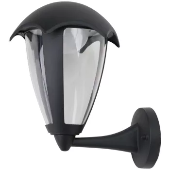   Tracon GARU8W, LED-es kültéri fali lámpa, álló karos 230 VAC, 50 Hz, 8 W, 550 lm, 3000 K, IP54,