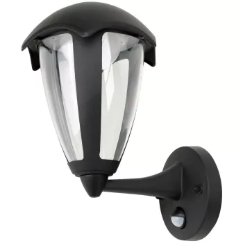   Tracon GARUM8W, LED kültéri fali lámpa mozg.érz.álló kar 230 VAC, 50 Hz, 8 W, 550 lm, 3000 K, IP54,