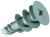 Tracon GBT Gipszkartonba becsavarható tipli L=16mm, D=16mm, PA6.6