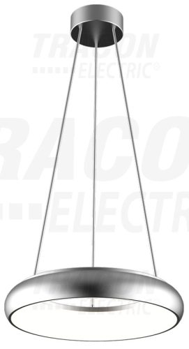 Tracon GLOFD25NW, Függeszthető, fényerő-szabályozható LED lámpatest, szürke 200-240VAC, 25 W, 1900 lm, 4000 K, IP40, 