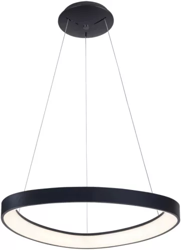 Tracon GLTRHB48W LED függesztett háromszög lámpa, fekete, távirányítós, 230 VAC, 48W, 3360 lm, 3000/4000/6500K, D=650 mm, EEI=G