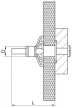 Tracon GSZT Gipszkarton szárnyas tipli L=55mm, D=10mm, PA6.6