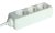 Tracon H3-3M, Hordozható elosztósáv, normál, fehér 3×SCHUKO, 3m, max.16A, 250VAC, 3680W, 3x1,5mm2, H05VV-F