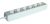 Tracon H6-5M, Hordozható elosztósáv, normál, fehér 6×SCHUKO, 5m, max.16A, 250VAC, 3680W, 3x1,5mm2, H05VV-F