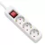Tracon HEK31 hordozható elosztósáv 3×SCHUKO 1,5 m kapcsolóval fehér