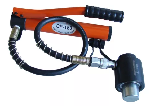 Tracon HKS-15 Hidraulikus kivágó szerszám+hordtáska+7 db présbélyeg 150kN, 6200g, (D=21,8/27,6/34,1/42,7/48,7/60,5mm; 32x32mm)