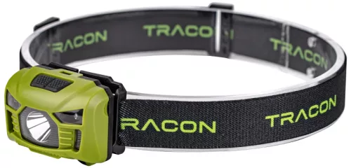 Tracon HL120B, Fejlámpa, akkumulátoros, mozgásérzékelős kapcsolással 3 W, 120 lm, 5 h, 3,7 V, 1200 mAh 18650 Li-Po