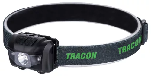Tracon HL120E, Fejlámpa, elemes 3 W, 120 lm, 12 h, 3×AAA 1,5 VDC