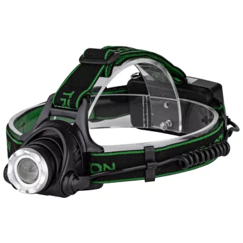   Tracon HL500B, Fejlámpa, akkumulátorral, állítható fókusszal 5 W, 500 lm, 5 h, 3,7 V, 1500 mAh 18650 Li-Po