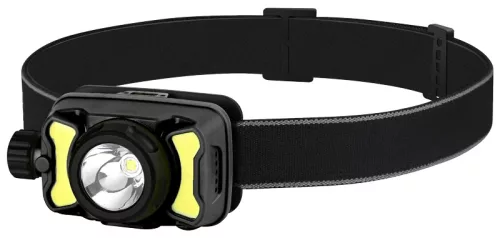 HL600R LED fejlámpa hibrid akkumulátorral, 5 W, 600 lm, 3xAAA, IP44