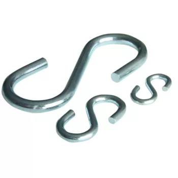Tracon HR3-25 Acél kampó, horganyzott, 3×25mm, 320N