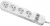 Tracon HSM4-2A1C-2M-FR Okos többférőhelyes elosztósáv 4xFRENCH, 2USBA, 1USBC, 240V, 16A, 3x1,5mm2, 1,5m