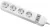 Tracon HSM4-2A1C-2M Okos többférőhelyes elosztósáv 4xSCHUKO, 2USBA, 1USBC, 240V, 16A, 3x1,5mm2, 1,5m