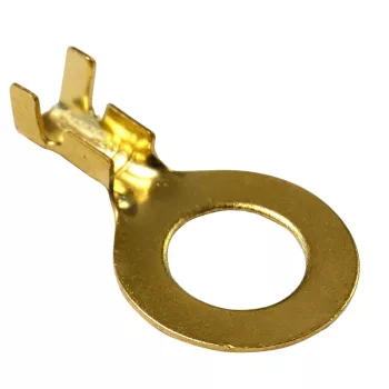 Tracon HSZ8 sajtolható szigeteletlen szemes saru sárgaréz 2,5-4 mm² M8