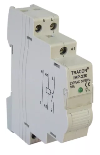 Tracon IMP-230 Impulzusrelé 230VAC; 16A/230V