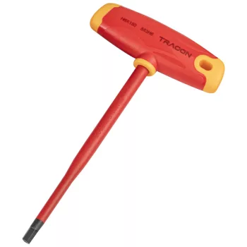 Tracon ISET5-6 1000 V-ra szigetelt imbuszkulcs S2 acelbol, 1000V, 6mm kulcsnyilas