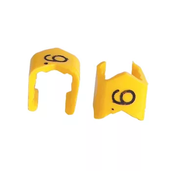   Tracon J154P, Vezetékjelölő (4 szám)vezetékre pattintható 1,5-4mm2