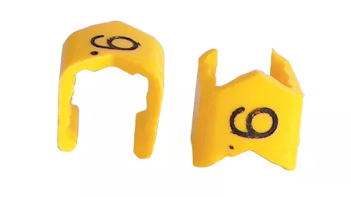 Tracon J154P, Vezetékjelölő (4 szám)vezetékre pattintható 1,5-4mm2