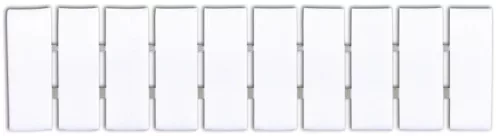 Tracon J4 Jelölőlapka TSKA, TSKB sorozatkapocshoz, (10 modul), W=4mm TSKA1,5..