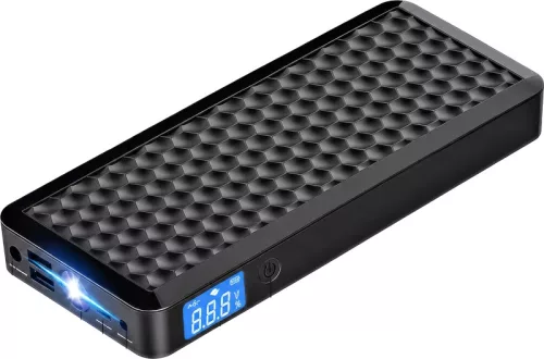 Tracon JS18AH indításrásegítő 18000mAh, 12V 500-1000A kimenet, 5-12V 2,1A USB bemenet