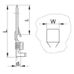 Tracon KACS1, Csatlakozóaljzat adapter kapcsolóval, fehér 250 VAC 16 A 1×SCHUKO, max. 3680 W