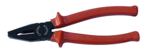 Tracon KBF-7 Kombinált fogó, normál, piros nyél L=180mm, 300g (7)