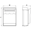 Tracon KETO-00-3/F, Vízszintes szakaszolókapcsoló-biztosító, szerelőlapra, 3P AC 690V, DC 440V, 160A, 3P, 00
