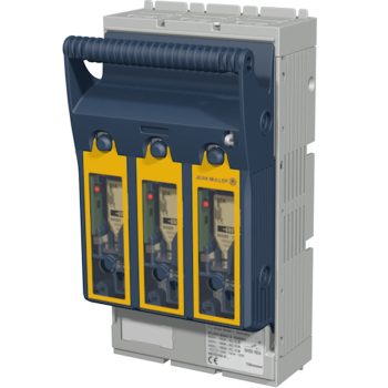   Tracon KETO-1-3/R150, Vízszintes szakaszolókapcsoló-biztosító, szerelőlapra, 3P AC 690V, DC 440V, 250A, 3P, 1