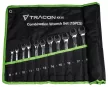 Tracon KK15 Kombinált kulcs készlet 8,9,10,11,12,13,14,15,16,17,18,19,21,22,24mm