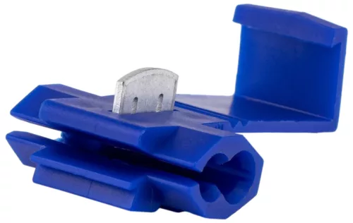 Tracon KL, Késes leágaztató (PVC), ónozott elektrolitréz, kék 1,5-2,5mm2, 50VDC, max. 20 A
