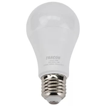 Tracon LAC6012NW Gömb burájú LED fényforrás CREE chippel, E27, 12W, 4000K természetes fehér, 1180 lm, A60