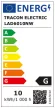 Tracon LAD6010NW, Fényerő-szabályozható gömb burájú LED fényforrás 230 V, 50 Hz, 10 W, 4000 K, E27, 800 lm, 250°, A60,