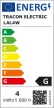 Tracon LAL4W LED asztali lámpa, szabályozható fényerő és színhőmérséklet 100-240 V, 50 Hz, 4 W, 2700-6000 K