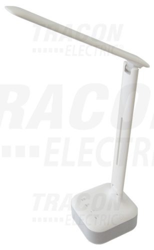 Tracon LALB4W LED asztali lámpa, szabályozható fényerő és színhőmérséklet, bluetooth hangszóró, 100-240 V, 50 Hz, 4 W, 2700-6000 K