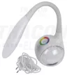Tracon LALBFLEX6W Flexibilis nyakú asztali LED lámpa, szabályozható fényerő 230VAC, 50Hz, 6W, 4000K+RGB, dimm