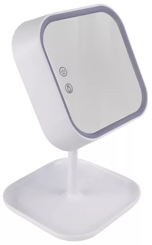 Tracon LALCM8W Sminktükör LED világítással 100-240 VAC, 50Hz, 8 W, 150 lm, 6000 K,3,7V 1000mAh Li-Ion