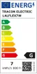Tracon LALFLEX7W LED flexibilis nyakú asztali lámpa, szabályozható fényerő és színhőmérséklet 100-240 V, 50 Hz, 7 W, 2700-6000 K