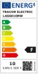 Tracon LAS6010NW, Gömb burájú LED fényforrás SAMSUNG chippel 230V,50Hz,10W,4000K,E27,990 lm,200°,A60,SAMSUNG chip,