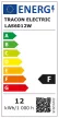 Tracon LAS6012W, Gömb burájú LED fényforrás SAMSUNG chippel 230V,50Hz,12W,3000K,E27,1030 lm,200°,A60,SAMSUNG chip,