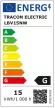 Tracon LBV15NW, LED T5 bútorvilágító, sorolható 230 V, 50 Hz, 15 W, 1200 lm, 4500 K, 90 cm,