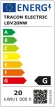 Tracon LBV20NW, LED T5 bútorvilágító, sorolható 230 V, 50 Hz, 20 W, 1600 lm, 4500 K, 120 cm,