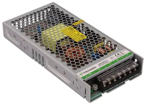 Tracon LDCV-200-12 Fém házas LED meghajtó 90-264VAC/12VDC,200W,0-17A, IP20