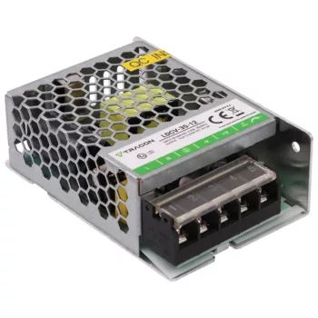   Tracon LDCV-35-12 Fém házas LED meghajtó 90-264VAC/12VDC,35W,0-3A, IP20