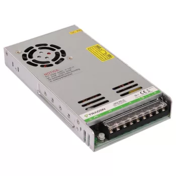   Tracon LDCV-350-12 Fém házas LED meghajtó 90-264VAC/12VDC,350W,0-29A, IP20