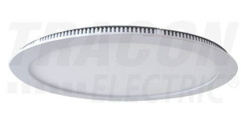 Tracon LED-DLE-18NW, Beépíthető LED mélysugárzó, kerek, fehér 220-240 VAC; 18 W; 1200 lm; D=225 mm, 4000 K; IP40