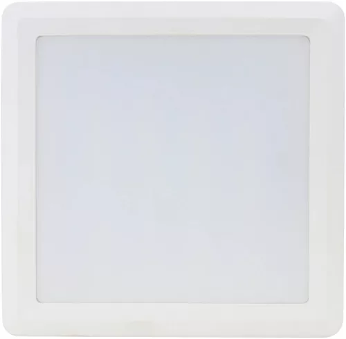 Tracon LED-DLNFS-18NW, Falon kívüli, négyzetes LED lámpatest SAMSUNG chippel 230 VAC; 18W; 1440lm; D=225×225 mm, 4000 K; IP20,