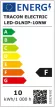 Tracon LED-DLNIP-10NW, Védett, beépíthető LED mélysugárzó, négyzetes 230 VAC, 10 W, 4000 K, 920 lm, IP66,