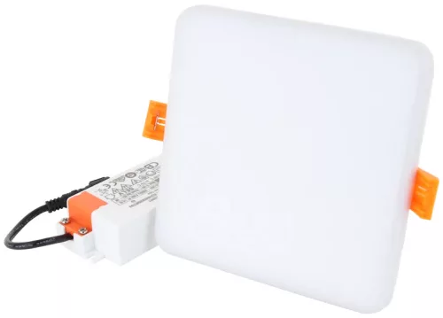 Tracon LED-DLNIP-6NW, Védett, beépíthető LED mélysugárzó, négyzetes 230 VAC, 6 W, 4000 K, 450 lm, IP66,