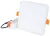 Tracon LED-DLNIP-6NW, Védett, beépíthető LED mélysugárzó, négyzetes 230 VAC, 6 W, 4000 K, 450 lm, IP66,