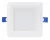 Tracon LED-DLNS-6NW, Kompakt beépíthető LED mélysugárzó SAMSUNG chippel 230 VAC; 6W; 480lm; D=120×120 mm, 4000 K; IP20,